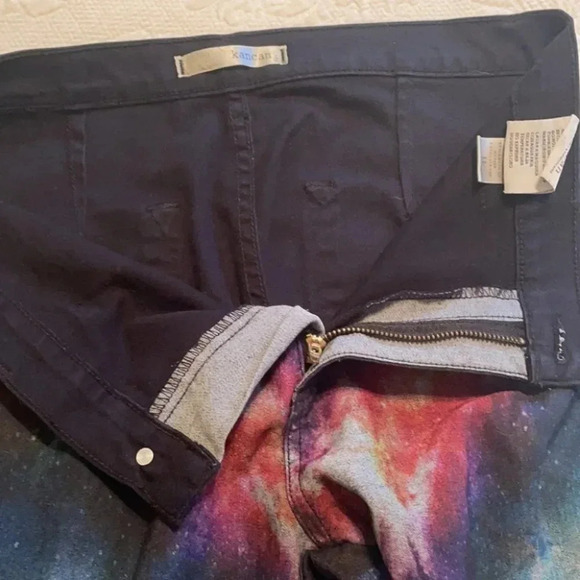 Kancan Jeans KC1369 Galaxy Solar System Print Skinny Size11 Rare Limited Edition - Picture 7 of 12
